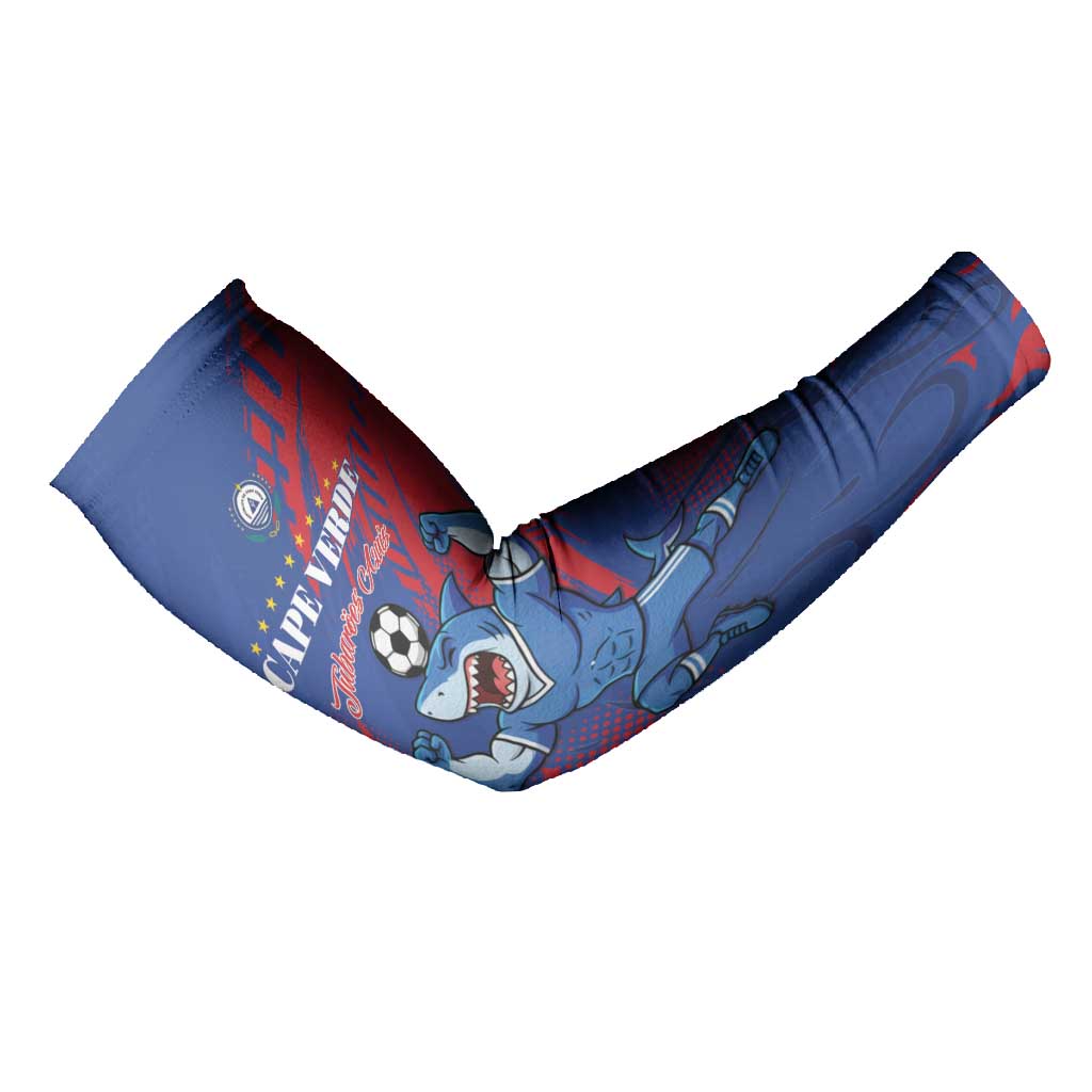 Custom Cape Verde Football Arm Sleeves One Team One Victory