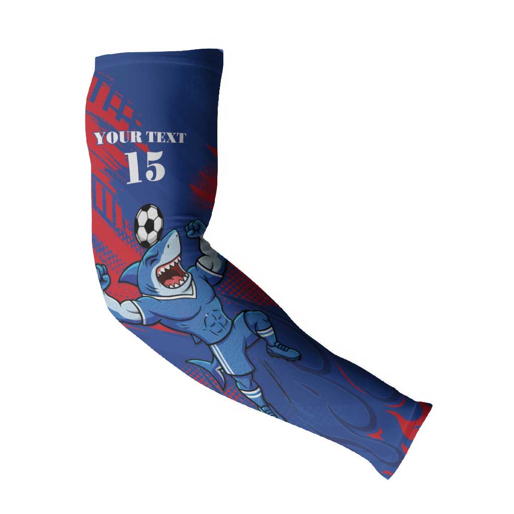 Custom Cape Verde Football Arm Sleeves One Team One Victory