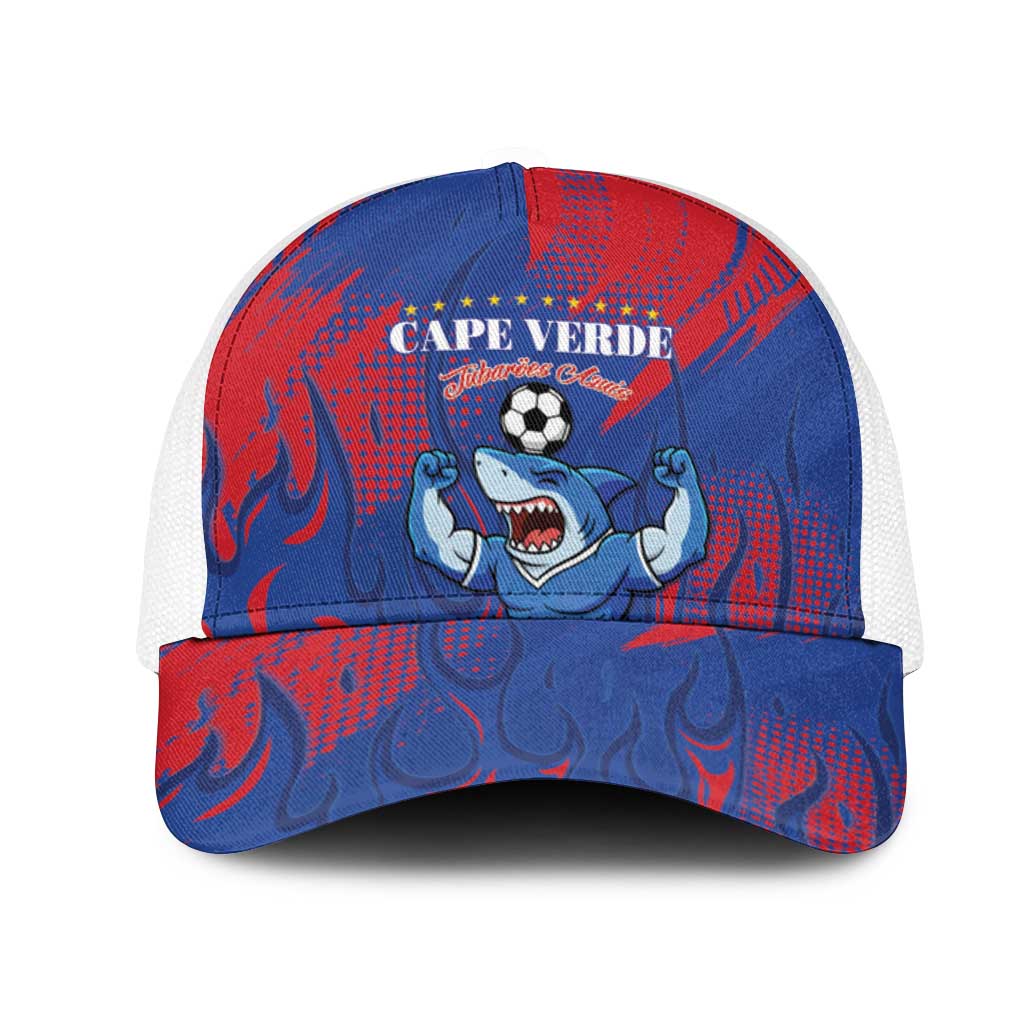 Cape Verde Football Baseball Net Cap Blue Sharks - Pride of the Islands - African Pride