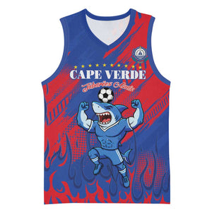 Custom Cape Verde Football Basketball Jersey Blue Sharks - Pride of the Islands LT15