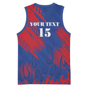 Custom Cape Verde Football Basketball Jersey Blue Sharks - Pride of the Islands LT15