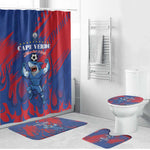 Cape Verde Football Bathroom Set One Team One Victory