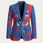 Custom Cape Verde Football Blazer One Team One Victory