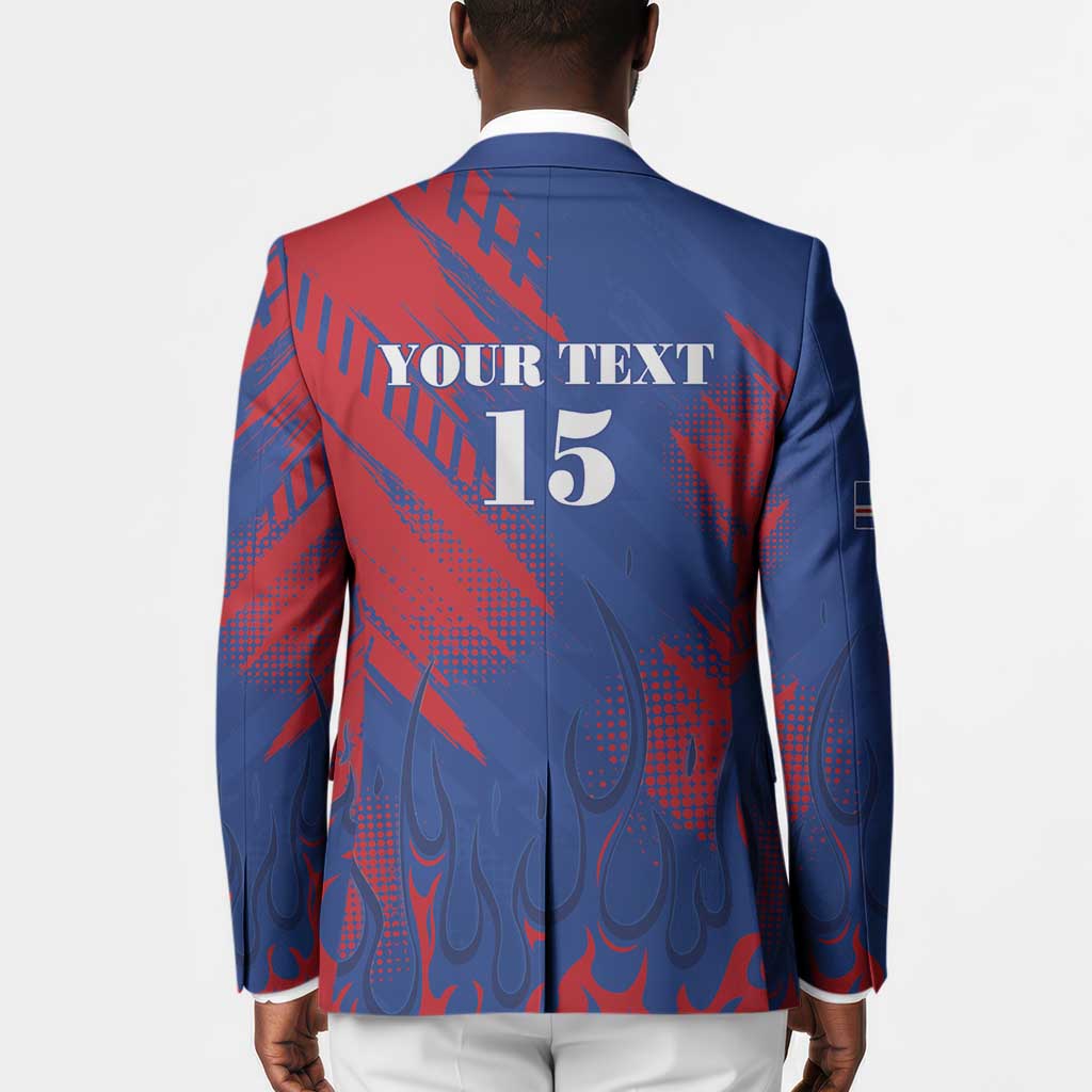 Custom Cape Verde Football Blazer One Team One Victory