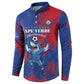 Custom Cape Verde Football Button Sweatshirt One Team One Victory