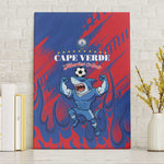 Cape Verde Football Canvas Wall Art Blue Sharks - Pride of the Islands - African Pride