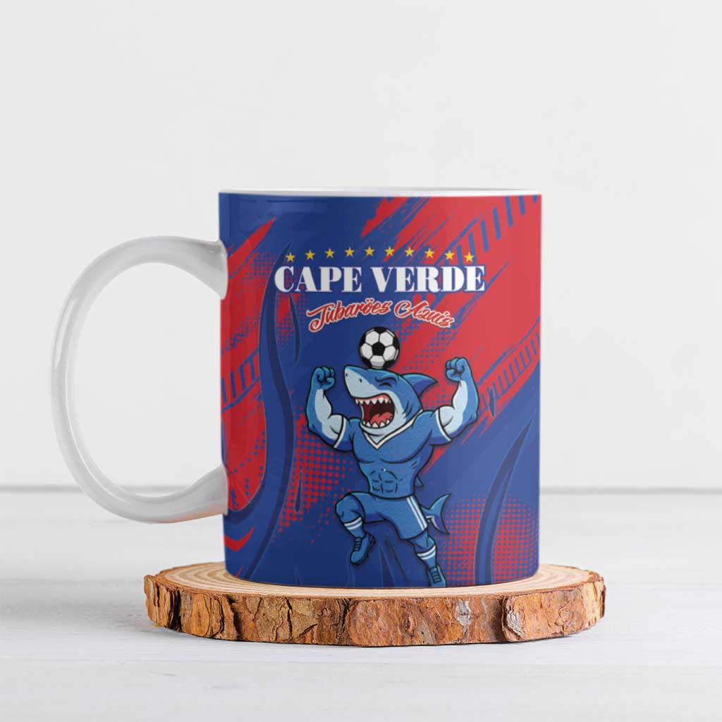 Custom Cape Verde Football Ceramic Mug One Team One Victory