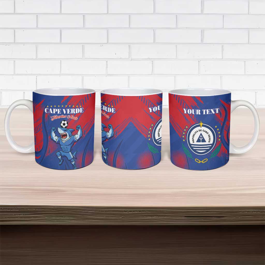 Custom Cape Verde Football Ceramic Mug One Team One Victory