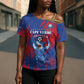 Custom Cape Verde Football Cross Shoulder Shirt One Team One Victory