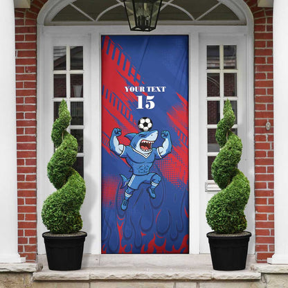 Custom Cape Verde Football Door Cover One Team One Victory