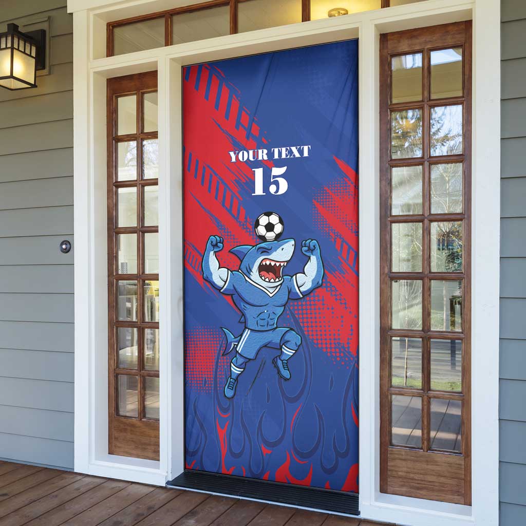 Custom Cape Verde Football Door Cover One Team One Victory