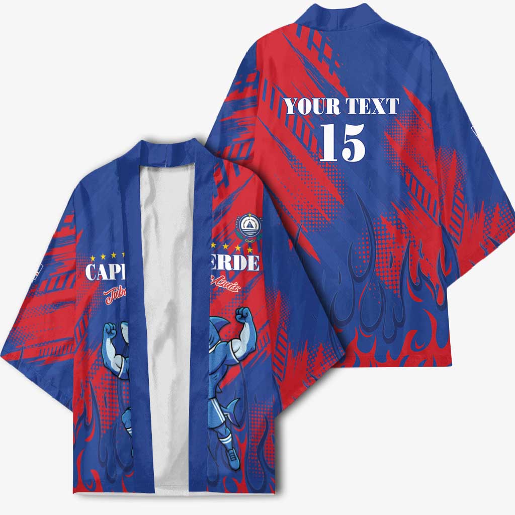 Custom Cape Verde Football Kimono One Team One Victory