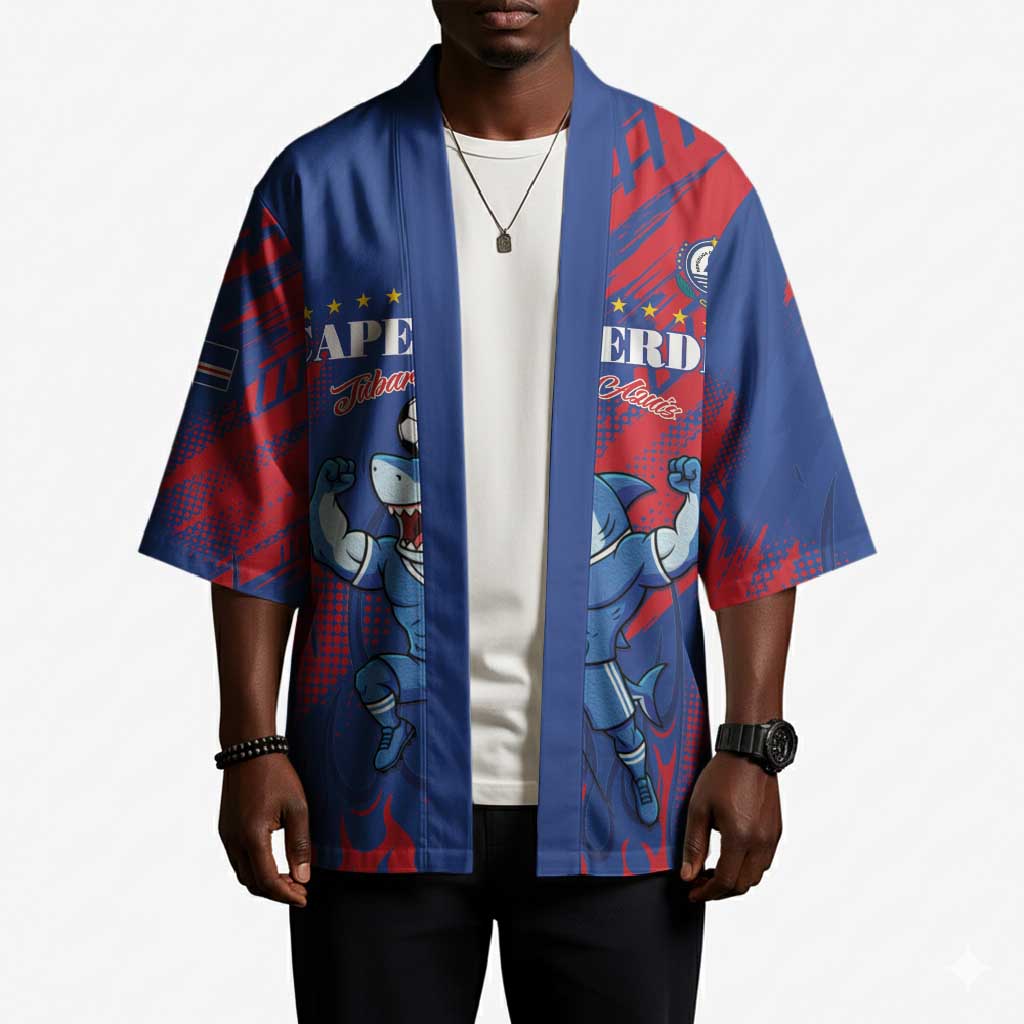 Custom Cape Verde Football Kimono One Team One Victory