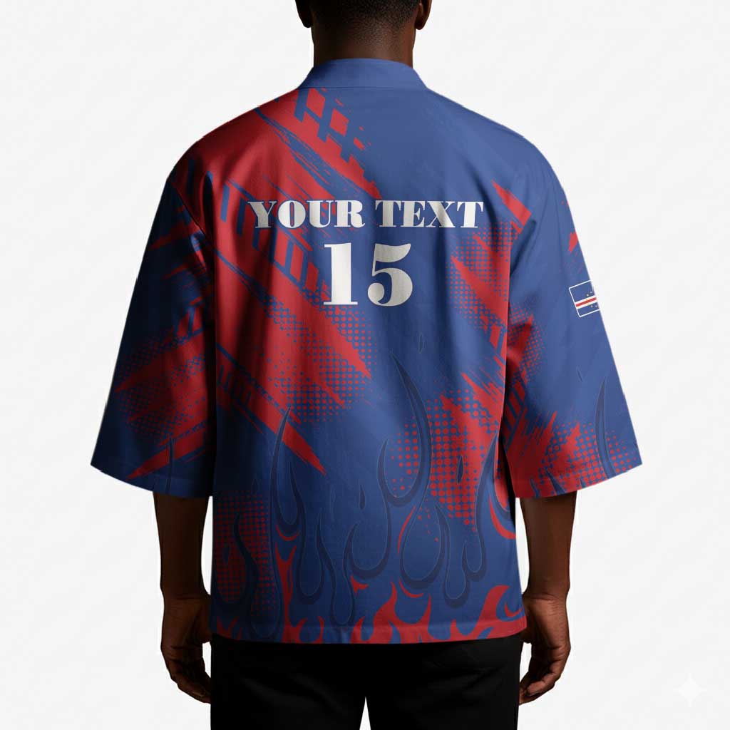 Custom Cape Verde Football Kimono One Team One Victory