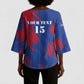 Custom Cape Verde Football Kimono Sleeve Blouse One Team One Victory