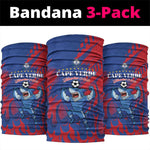 Cape Verde Football Neck Gaiter Blue Sharks - Pride of the Islands - African Pride