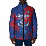 Custom Cape Verde Football Padded Jacket One Team One Victory