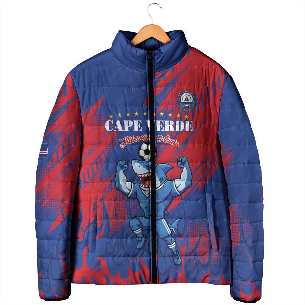Custom Cape Verde Football Padded Jacket One Team One Victory
