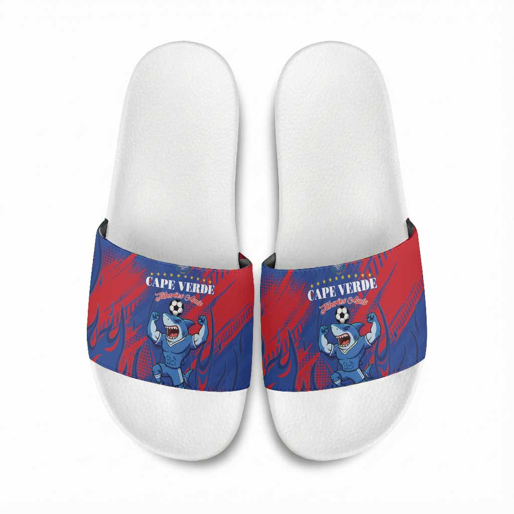 Cape Verde Football Slide Sandals One Team One Victory