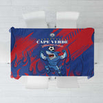 Cape Verde Football Tablecloth Blue Sharks - Pride of the Islands - African Pride
