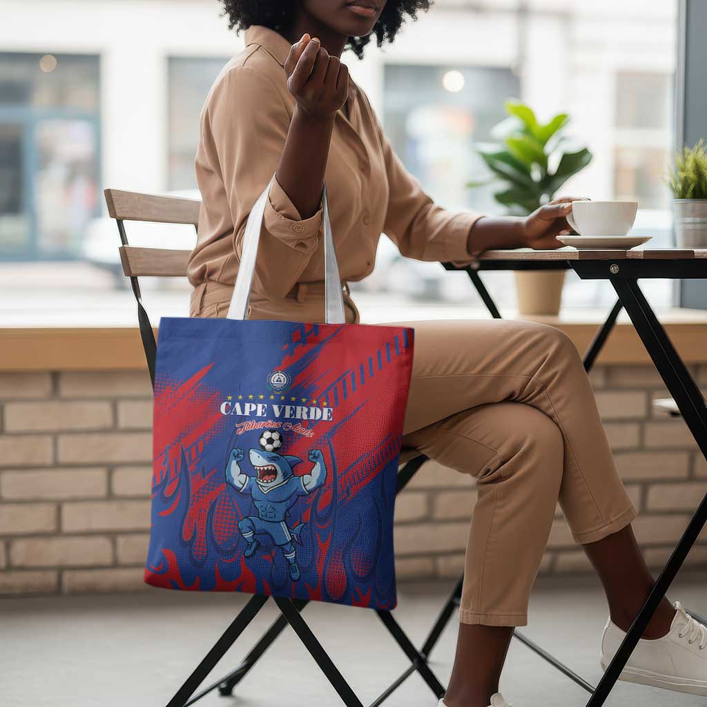 Cape Verde Football Tote Bag One Team One Victory