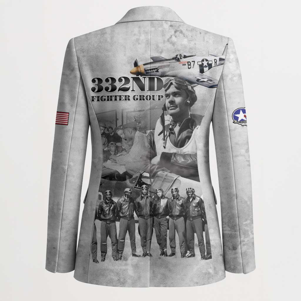 Red Tails Aviators Blazer WWII Heroes Tribute Retro Style