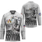 Red Tails Aviators Hockey Jersey WWII Heroes Tribute Retro Style