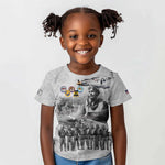 Legends of the Red Tails Kid T shirt Freedom Flyers Retro Style - African Pride