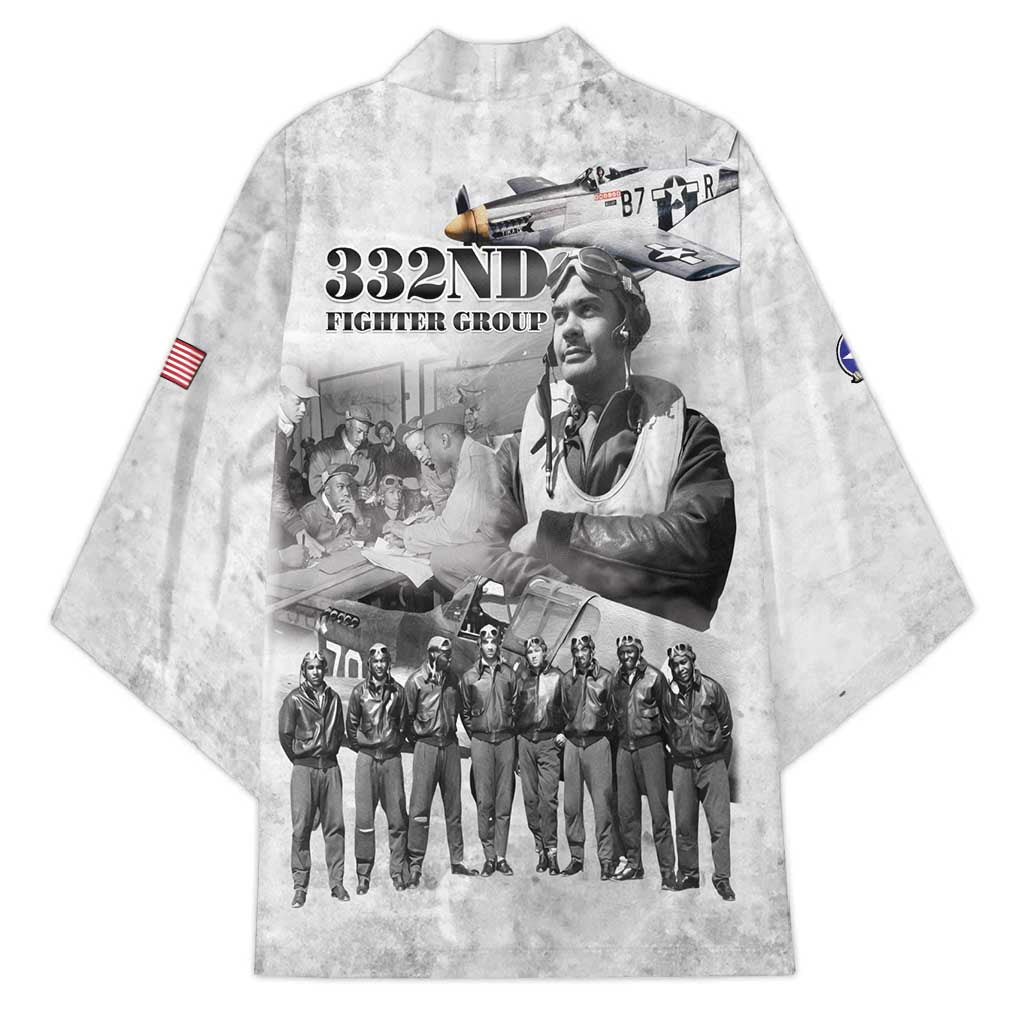 Red Tails Aviators Kimono WWII Heroes Tribute Retro Style