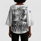 Red Tails Aviators Kimono Sleeve Blouse WWII Heroes Tribute Retro Style