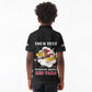 Personalized 301st Fighter Squadron WWII Kid Polo Shirt Red Tails Heritage - Black - African Pride