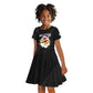 Personalized 301st Fighter Squadron WWII Kid Short Sleeve Dress Red Tails Heritage - Black - African Pride