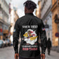 Personalized 301st Fighter Squadron WWII Long Sleeve Button Shirt Red Tails Heritage - Black - African Pride