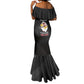 Personalized 301st Fighter Squadron WWII Mermaid Dress Red Tails Heritage - Black - African Pride