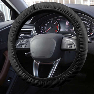 301st Fighter Squadron WWII Steering Wheel Cover Red Tails Heritage - Black - African Pride
