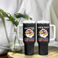 Personalized 301st Fighter Squadron WWII Tumbler With Handle Red Tails Heritage - Black - African Pride