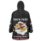 Personalized 301st Fighter Squadron WWII Wearable Blanket Hoodie Red Tails Heritage - Black - African Pride