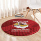 301st Fighter Squadron WWII Round Carpet Red Tails Heritage - Red - African Pride