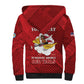 Personalized 301st Fighter Squadron WWII Sherpa Hoodie Red Tails Heritage - Red - African Pride