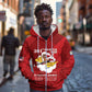 Personalized 301st Fighter Squadron WWII Zip Hoodie Red Tails Heritage - Red - African Pride