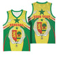 Personalised Afro Senegal Basketball Jersey Coat Of Arms Mix African Pattern LT15