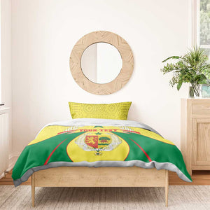 Personalised Afro Senegal Bedding Set Coat Of Arms Mix African Pattern