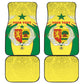Personalised Afro Senegal Car Mats Coat Of Arms Mix African Pattern
