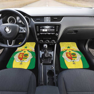 Personalised Afro Senegal Car Mats Coat Of Arms Mix African Pattern