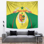 Personalised Afro Senegal Tapestry Coat Of Arms Mix African Pattern