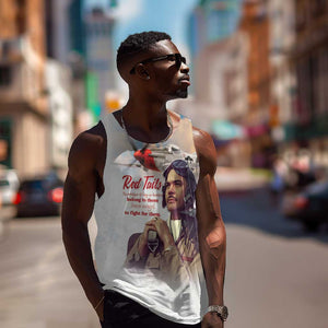 Sky Leaders of WWII Men Tank Top Red Tails Tuskegee Tribute - African Pride