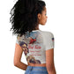 Sky Leaders of WWII Raglan Cropped T shirt Red Tails Tuskegee Tribute LT15