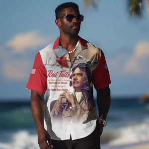 Sky Leaders of WWII Hawaiian Shirt Red Tails Tuskegee Tribute - Red LT15