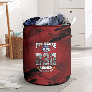 Tuskegee Airmen 1941–2026 Laundry Basket 332nd Red Tails 85th Anniversary - African Pride