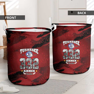 Tuskegee Airmen 1941–2026 Laundry Basket 332nd Red Tails 85th Anniversary - African Pride